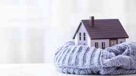House with scarf