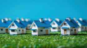 Miniature model houses.