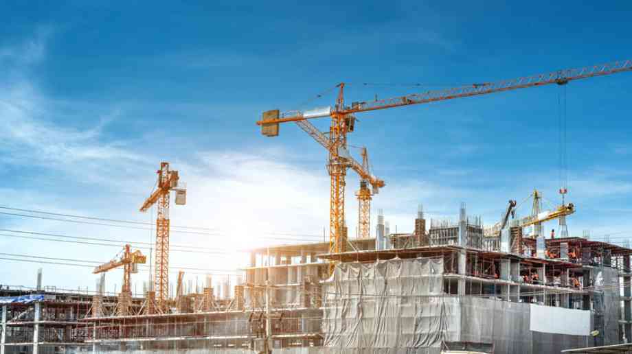City construction site.