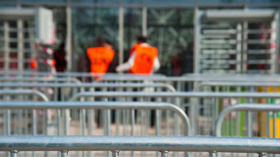 Security outside event Security outside event