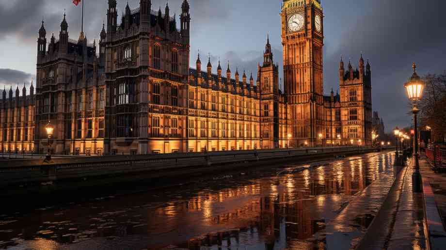 Big Ben and the Houses of Parliament.