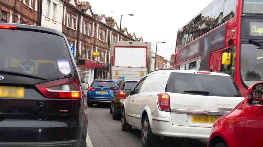 Busy London traffic Busy London traffic